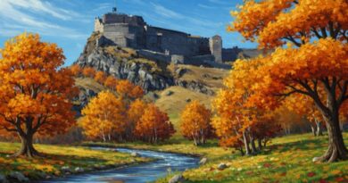 Fatih fetheden de fethedilir şiiri için dağ kale temalı bir Kars Kalesi görseli - mehtapaltan görseli